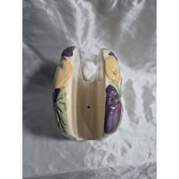 Pfaltzgraff Jamberry 5548112 Sculpted Napkin Holder 6 1/4" Fruit - Picture 5 of 8
